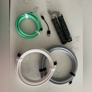 Cross rope jump rope. Weighted rope